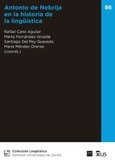 Portada de: ANTONIO DE NEBRIJA EN LA HISTORIA DE LA LINGUISTICA