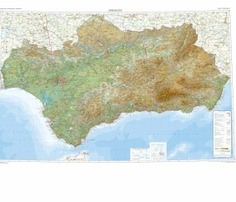 MAPA AUTONOMICO ANDALUCIA 1.400