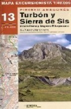 Mapa excursionista Turbón y Sierra de Sis