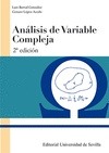 Portada de: ANALISIS DE VARIABLE COMPLEJA (2ª EDICION)