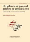 Portada de: Del gabinete de prensa al gabinete de comunicación