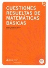 Portada de: CUESTIONES RESUELTAS DE MATEMATICAS BASICAS