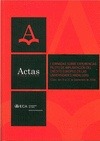 Portada de: ACTAS DE LAS I JORNADAS SOBRE EXPERIENCIAS PILOTO DE IMPLANTACION DEL CREDITO EU