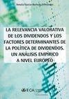 RELEVANCIA VALORATIVA DE LOS DIVIDENDOS Y LOS FACTORES DETERMINANTES DE LA POLIT