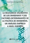 Portada de: RELEVANCIA VALORATIVA DE LOS DIVIDENDOS Y LOS FACTORES DETERMINANTES DE LA POLIT