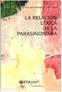Portada de: RELACION LEXICA DE LA PARASINONIMIA