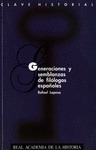 GENERACIONES Y SEMBLANZAS DE FILOLOGOS ESPAÑOLES.