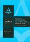 Portada de: ACTAS DE LA III REUNION SOBRE INNOVACION DOCENTE EN QUIMICA