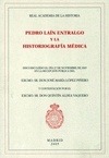 Portada de: Pedro Laín Entralgo y la Historiografía Medica.