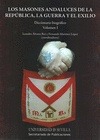 Portada de:  MASONES ANDALUCES  REPUBLICA (2VOL)
