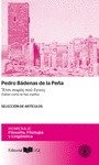 Portada de: PEDRO BADENAS DE LA PEÑA (SABIO COMO TE HAS VUELTO)
