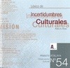 Portada de: LEXICO DE INCERTIDUMBRES CULTURALES