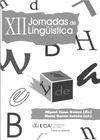 Portada de: JORNADAS DE LINGÜISTICA, XII (CADIZ, 30 DE MARZO AL 1 DE ABRIL DE 2009)