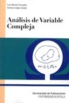 Portada de: Análisis de variable compleja