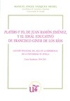 Portada de: PLATERO Y YO, DE JUAN RAMON JIMENEZ, Y EL IDEAL EDUCATIVO