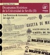 Documentos históricos de la Universidad de Sevilla. Los Estatutos de Autonomía del siglo XX