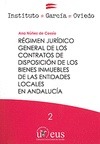 Portada de: REGIMEN JURIDICO GENERAL DE LOS CONTRATOS DE DISPOSICION DE LOS BIENES INMUEBLES