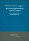 Portada de: MATEMATICAS BASICAS PARA LA ECONOMIA Y LA EMPRESA