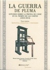 Portada de: GUERRA DE PLUMA I