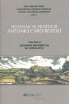 HOMENAJE AL PROFESOR ANTONIO CARO BELLIDO