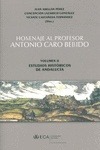 Portada de: HOMENAJE AL PROFESOR ANTONIO CARO BELLIDO