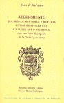 Portada de: Recibimiento que hizo la muy noble y muy leal ciudad de Sevilla a la C.R.M. del Rey D. Felipe II: (C