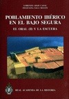 Portada de: POBLAMIENTO IBERICO EN EL BAJO SEGURA