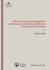 EDICION Y ESTUDIO SOCIOLINGUISTICO DEL MANUSCRITO D.565