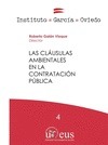 Portada de: LAS CLAUSULAS AMBIENTALES EN LA CONTRATACION PUBLICA