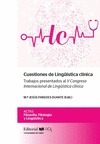 Portada de: CUESTIONES DE LINGUISTICA CLINICA