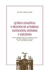 QUIMICA(ANALITICA) Y PRINCIPIO DE AUTORIDAD:ANOTACIONES, HISTORICAS Y ANECDOTAS